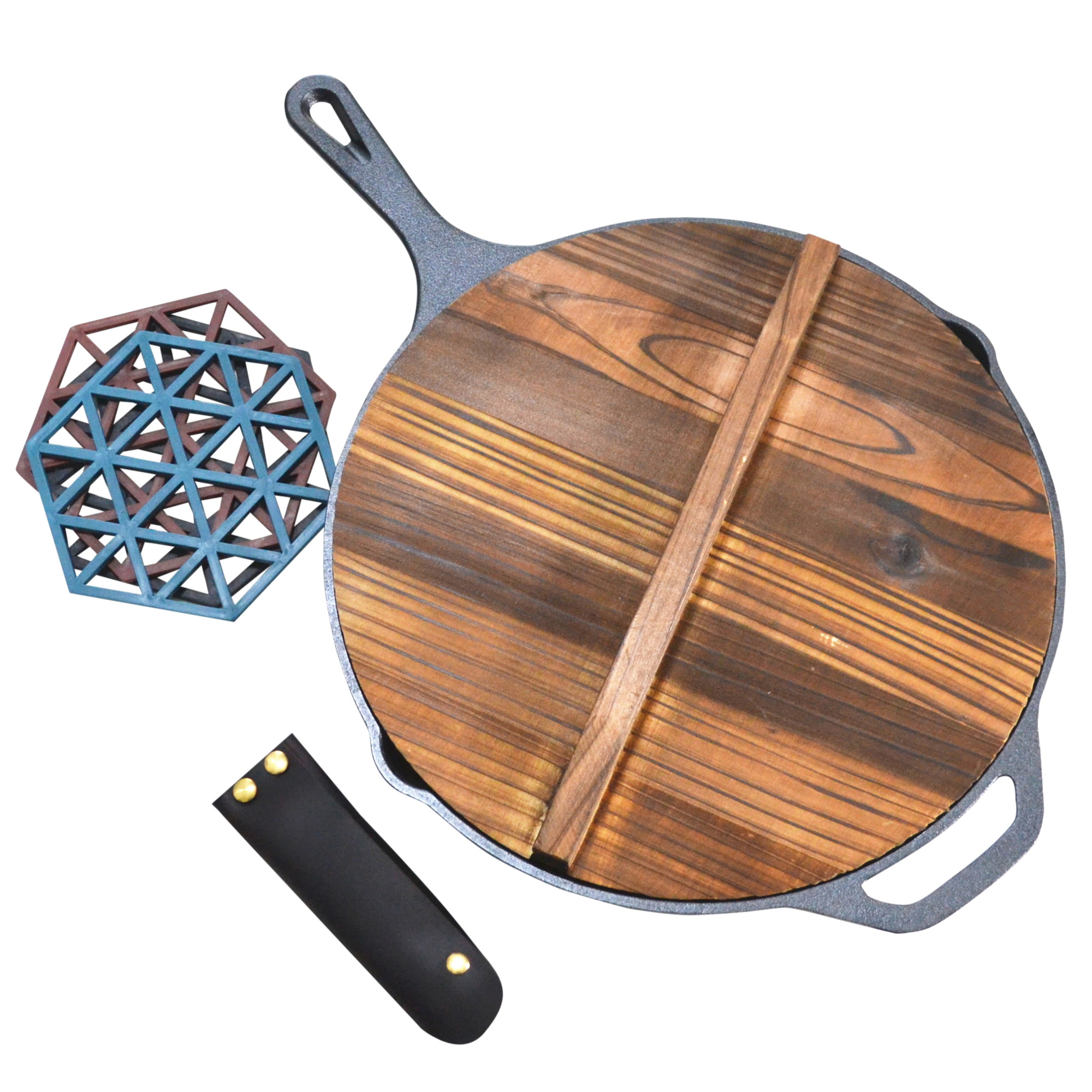 Wool Cast Iron Pan handle cover - Pendleton®wool – Cecelia Stitch